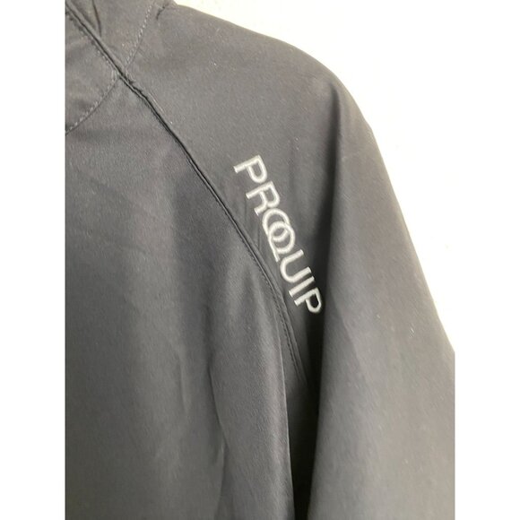 Proquip Mens Windproof Jacket XXL Black Polyester Sportswear Short Sleeve - Picture 8 of 16